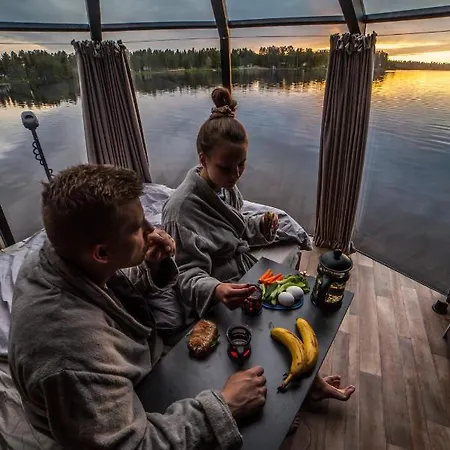 Lüks kamp alanı Arctic Experience Oulujaervi Igloos