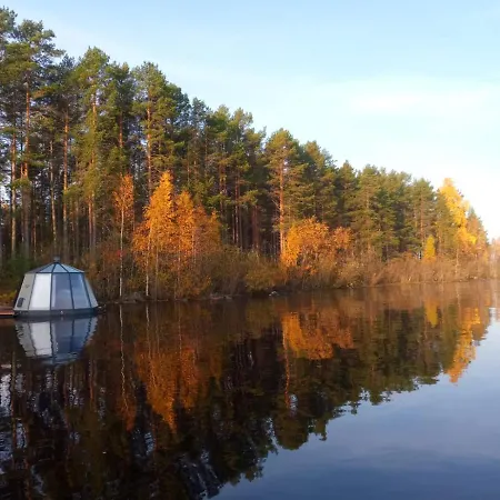 Lüks kamp alanı Arctic Experience Oulujaervi Igloos *